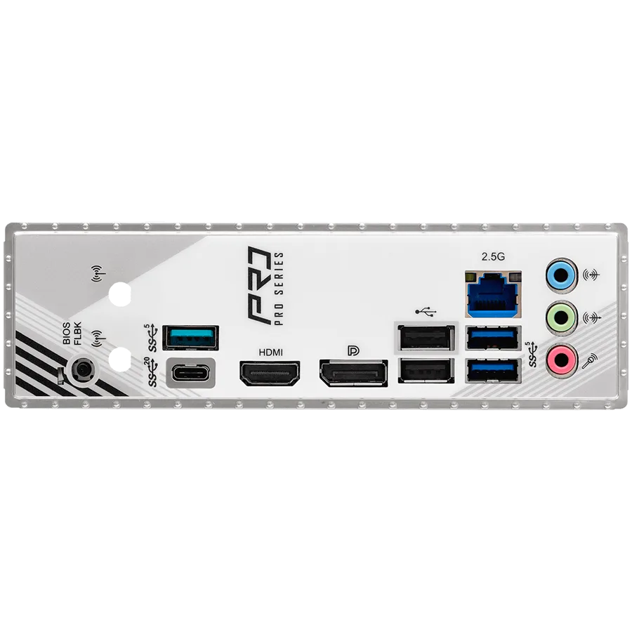 Дънна платка ASROCK MB Desktop B860M Pro Rs, S.1851, 4x DDR5, 1x PCIe 5.0 x16, 1x PCIe 4.0 x4, 1x Blazing M.2, 2x Hyper M.2, 4x SATA3, 2x USB-C, 7x USB 3.2, 6x USB 2.0, 1x RJ-45 2.5GB Lan, 1x HDMI, 1x DP 1.4, mATX - Image 15