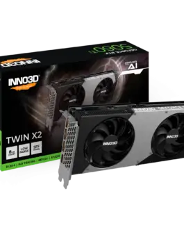 Видео карта INNO3D GeForce RTX 5060 Ti Twin X2 8GB GDDR7 128-bit 1x HDMI 3x DP