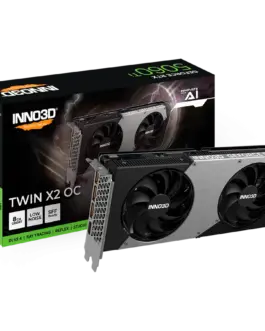 Видео карта INNO3D GeForce RTX 5060 Ti Twin X2 OC 8GB GDDR7 128-bit 1x HDMI 3x DP