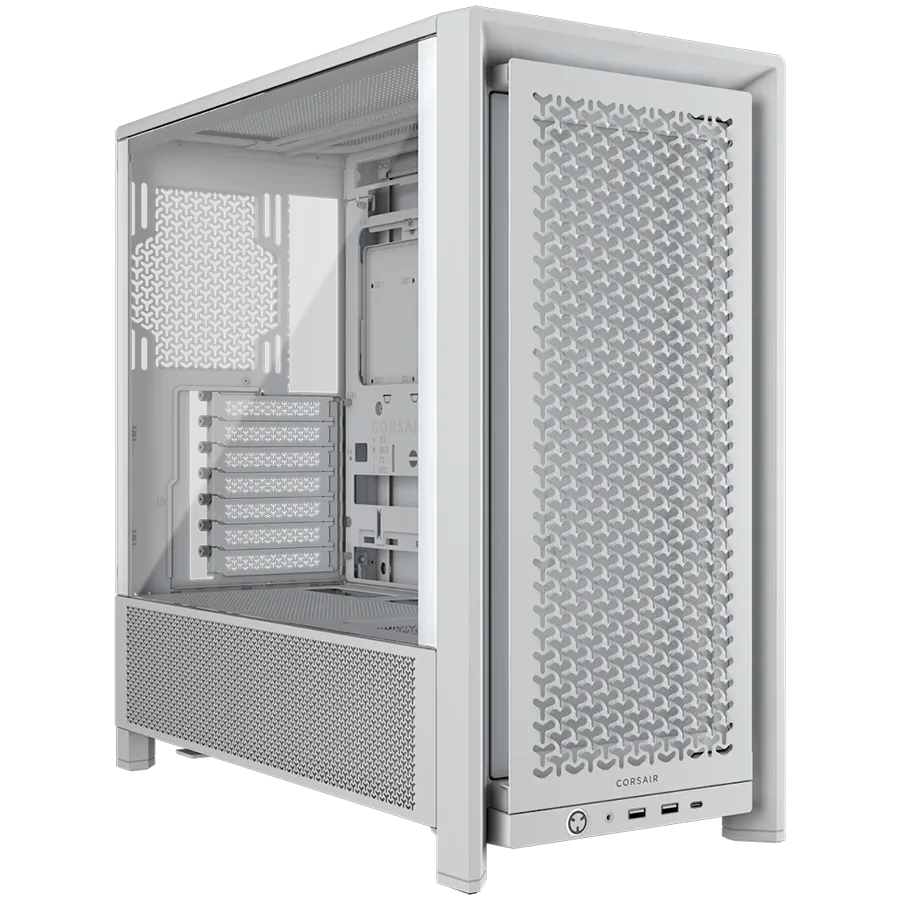 Кутия за компютър Corsair FRAME 4000D Mid-Tower White