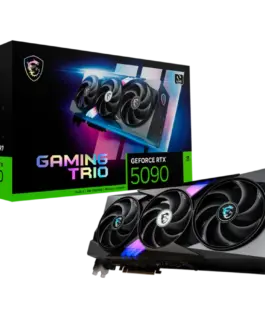 Видео карта MSI Video Card Nvidia GeForce RTX 5090 32G GAMING TRIO 32GB GDDR7 512bit Effective Memory Clock: 28000MHz Bo