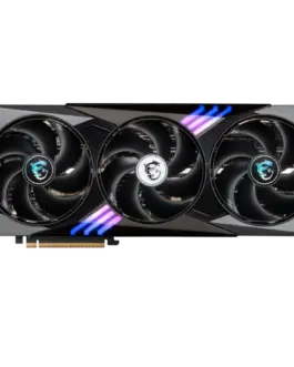 Alternative view of Видео карта MSI Video Card Nvidia GeForce RTX 5090 32G GAMING TRIO, 32GB GDDR7, 512bit, Effective Memory Clock: 28000MHz, Boost: 2482 MHz, 21760 CUDA Cores, PCIe 5.0, 3x DP 2.1b, HDMI 2.1b, RAY TRACING, Triple Fan, 1x16pin, 1000W Recommended PSU, 3Y