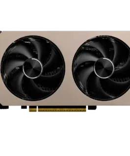 Alternative view of Видео карта MSI Video Card NVIDIA GeForce RTX 5060 Ti 16G INSPIRE 2X OC, 16GB GDDR7, 128-bit, 2617 MHz Boost, 4608 CUDA Cores, PCIe 5.0 (x8), 3x DP 2.1b, HDMI 2.1b, RAY TRACING, Dual Fan, 180W TDP, 8-pin PCIe Power, G-SYNC, 2-Slot, 3Y