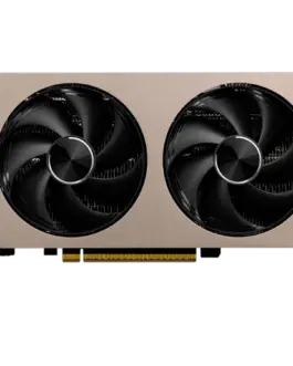 Alternative view of Видео карта MSI Video Card NVIDIA GeForce RTX 5060 Ti 16G INSPIRE 2X OC, 16GB GDDR7, 128-bit, 2617 MHz Boost, 4608 CUDA Cores, PCIe 5.0 (x8), 3x DP 2.1b, HDMI 2.1b, RAY TRACING, Dual Fan, 180W TDP, 8-pin PCIe Power, G-SYNC, 2-Slot, 3Y