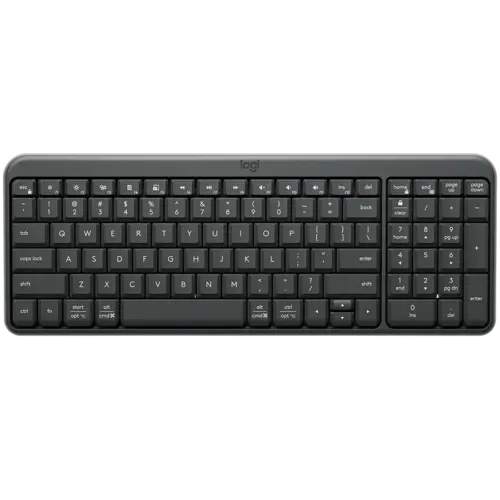 Клавиатура LOGITECH K250 - GRAPHITE - US INTL - 2.4GHZ/BT - INTNL-973