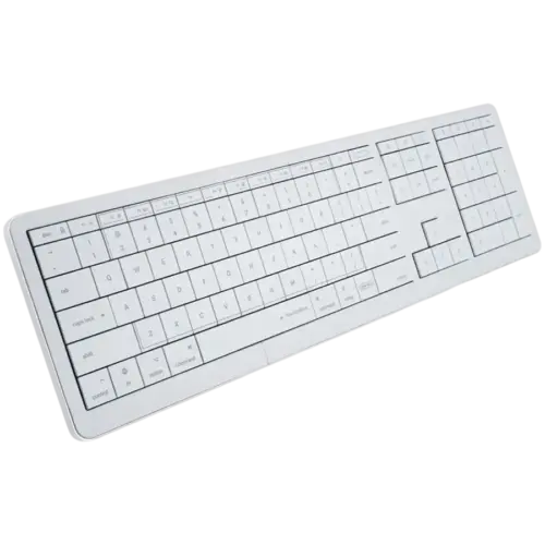 Клавиатура CLEVETURA CLVX 1 Touch-On-Keys AI Wireless Keyboard ANSI US Mac layout Scissor Switches Aluminum Chassis Inte