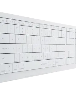 Alternative view of Клавиатура CLEVETURA CLVX 1 Touch-On-Keys AI Wireless Keyboard, ANSI US Mac layout, Scissor Switches, Aluminum Chassis, Interactive RGB, Mac/iPad/AppleTV/PC support