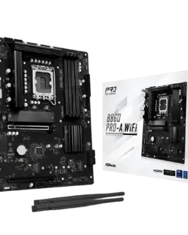 Дънна платка ASROCK B860 PRO-A WIFI Socket 1851 4x DDR5 WiFi Bluetooth ATX