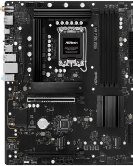 Alternative view of Дънна платка ASROCK B860 PRO-A WIFI, Socket 1851, 4x DDR5, WiFi, Bluetooth, ATX