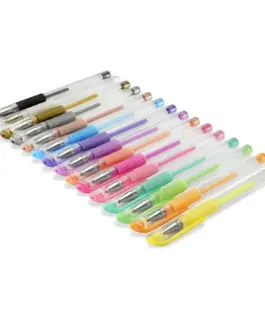 Alternative view of Комплект от 15 гел химикалки Hama "Pastel and Classic", 07564