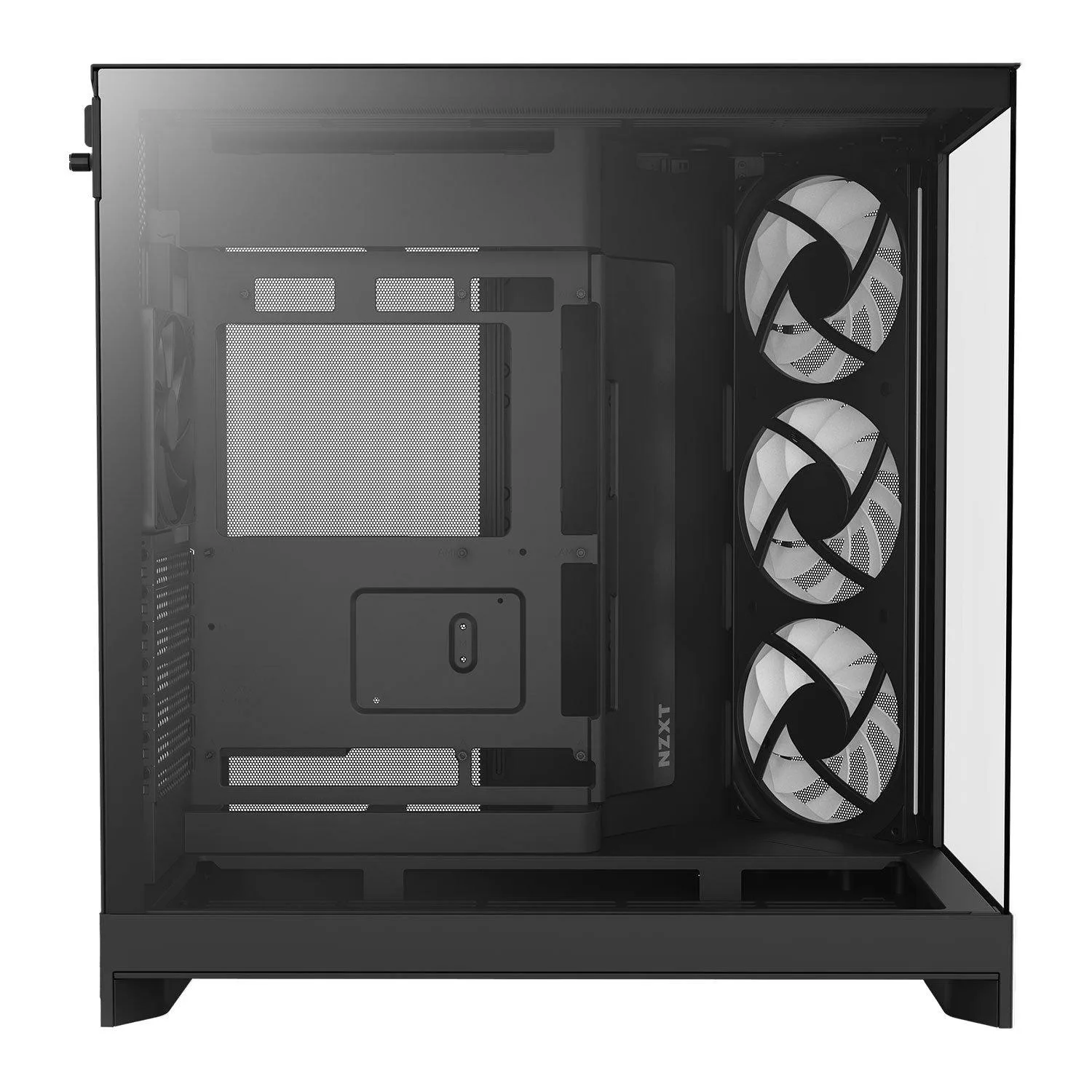 Кутия за компютър NZXT H9 Flow Dual-Chamber - Matte Black - Image 2