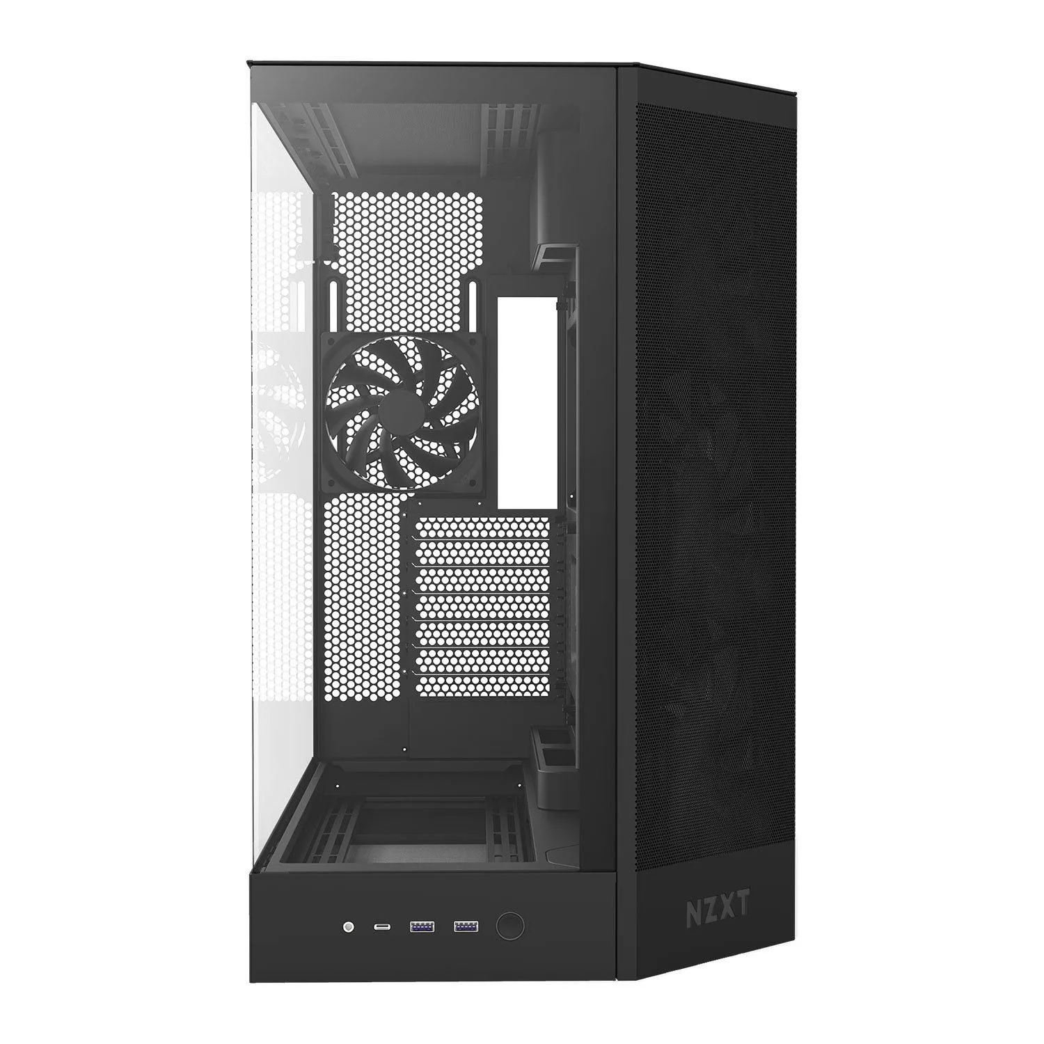 Кутия за компютър NZXT H9 Flow Dual-Chamber - Matte Black - Image 3
