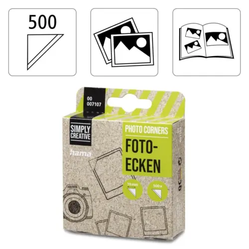 Alternative view of Самозалепващи ъгълчета за снимки, HAMA-07107