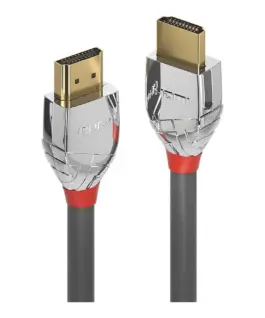 КАБЕЛ HDMI LINDY - HDMI cable with Ethernet - 50 m - Grey - PN 37874