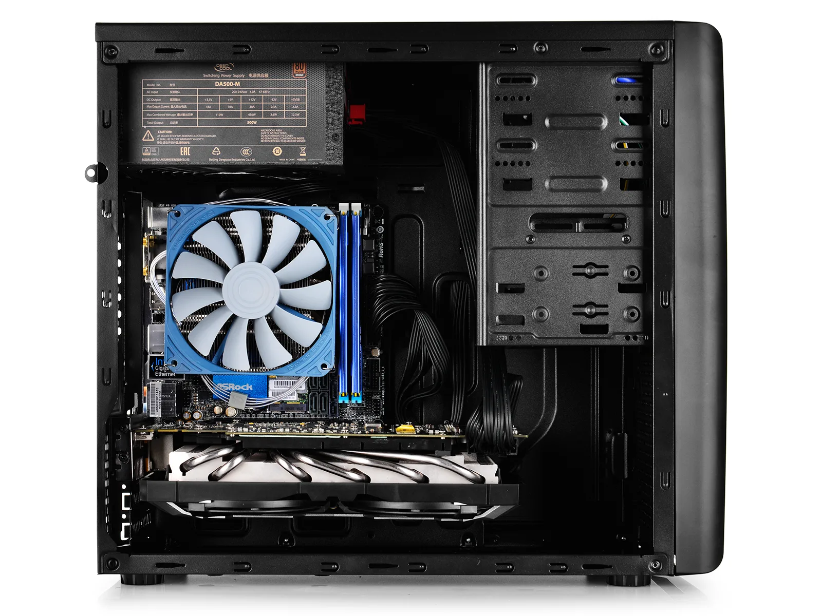 DeepCool Кутия Case mATX SMARTER - Black, USB3.0 - Image 10