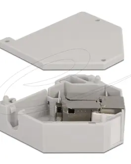 Alternative view of Delock DIN-рейков Адаптер с Keystone Модул RJ45 Cat.6A LSA