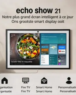 Alternative view of Amazon Echo Show 21 Smart display 21" FHD + Fire TV , Alexa, дисплей за визуализация