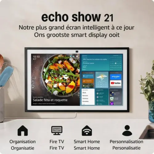Alternative view of Amazon Echo Show 21 Smart display 21" FHD + Fire TV , Alexa, дисплей за визуализация