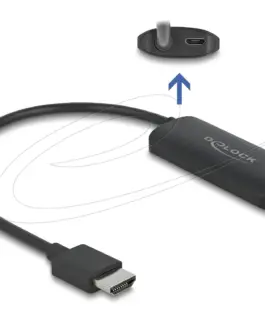Delock адаптер HDMI-A мъжко към  USB Type-C женско (DP Alt Mode) 4K 60 Hz