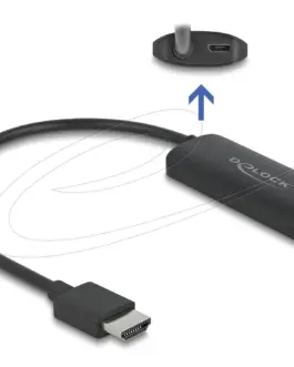 Delock адаптер HDMI-A мъжко към  USB Type-C женско (DP Alt Mode) 4K 60 Hz