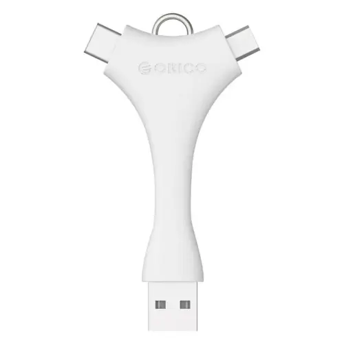 Адаптер Orico Dual Port Portable Sync&Charge C1-WH