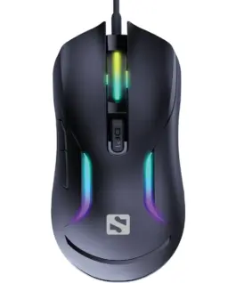 ГЕЙМЪРСКА МИШКА SANDBERG LightFlow 6D - Black - PN 640-27