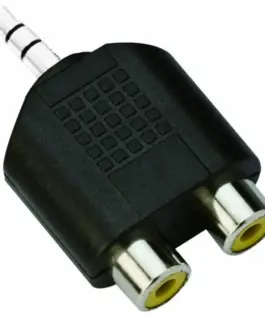 VCom Адаптер Adapter 3.5mm Stereo M / 2x RCA F - CA501