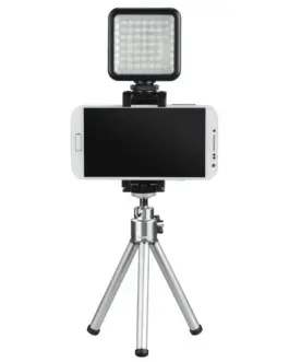 Alternative view of LED лампа Hama 49 BD, за допълнително осветяване на записи с камера и смартфон, Черна