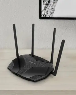 Alternative view of 2-лентов Gigabit WiFi 6 рутер Mercusys MR70X AX1800