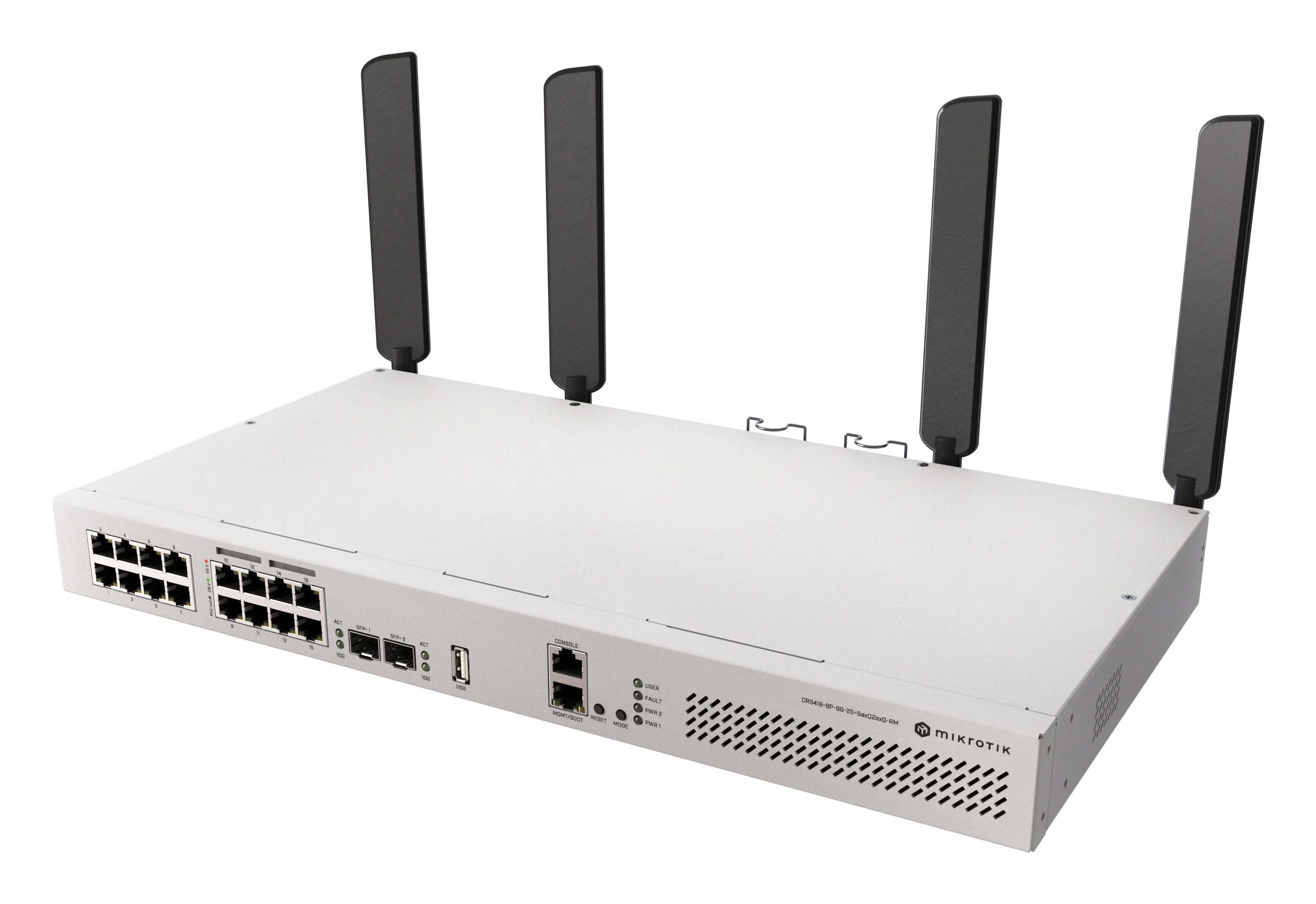 18-портов комутатор MikroTik CRS418-8P-8G-2S+5axQ2axQ-RM - Image 55