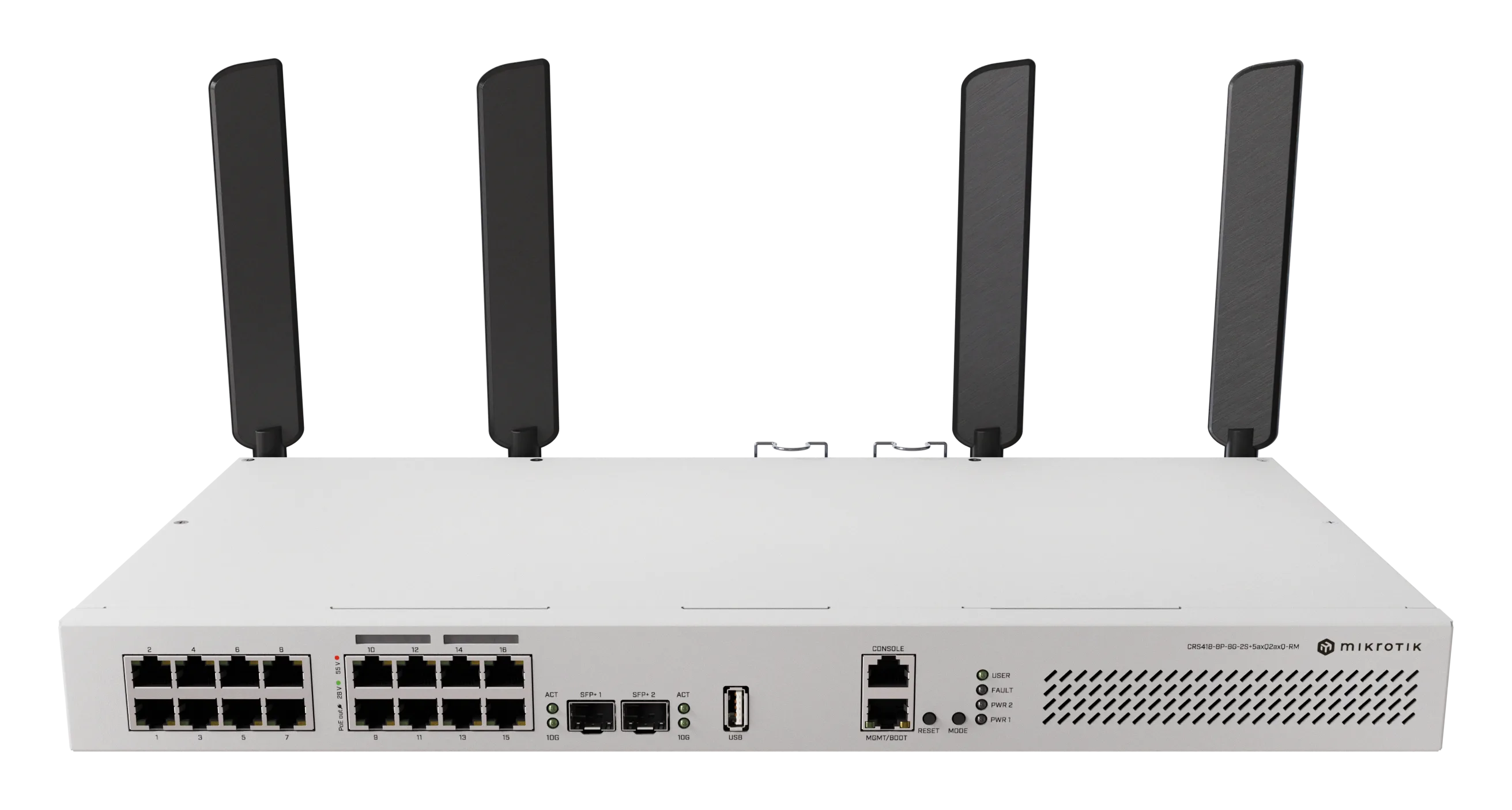 18-портов комутатор MikroTik CRS418-8P-8G-2S+5axQ2axQ-RM - Image 47