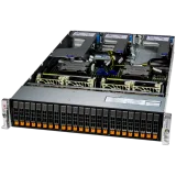Сървър Supermicro assembled server based on AS-2125HS-TNR, 2x Genoa 9254 CPU, 24x 32GB DDR5-4800, 24x SSD 2.5" NVMe PCIe4 1.9TB, SSD M.2 NVMe PCIe4 3.8TB, AIOM Dual-Port 1GbE RJ45, AOM-TPM-9670H-FIPS-O,CBL-GNZ4-1227M5YRR16, CBL-KIT-2125HS-TNR-24N, PS - Image 44