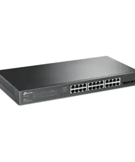 28-портов гигабитен управляем комутатор TP-Link JetStream PoE+ TL-SG2428P