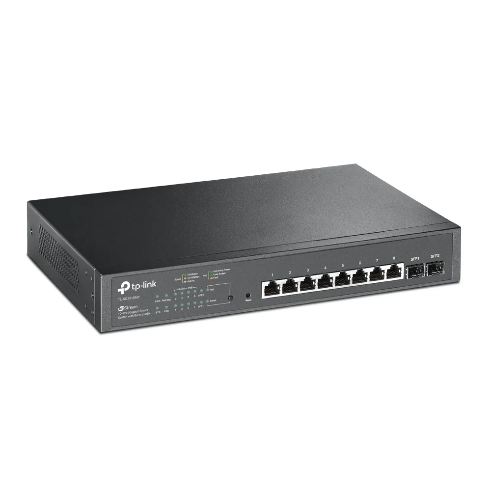 10-портов JetStream Gigabit Smart комутатор TP-Link TL-SG2210MP с 8 PoE+ порта - Image 58
