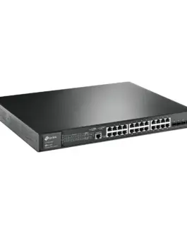 28-портов гигабитен L2 управляем комутатор TP-Link JetStream TL-SG3428MP PoE+ с 4 SFP слота
