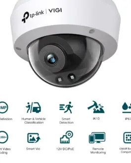 Alternative view of 3MP IR куполна мрежова камера TP-Link VIGI C230I(2.8mm)