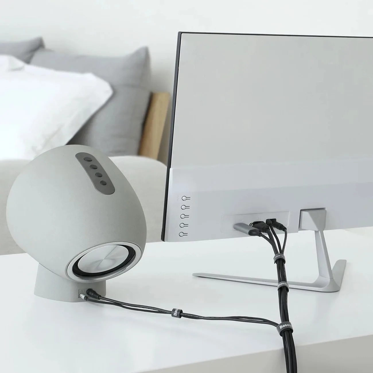 Лента за организиране на кабели Baseus 50cm ACMGT-A01 - черна - Image 23