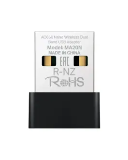 Безжичен Nano USB адаптер Mercusys MA20N AC650