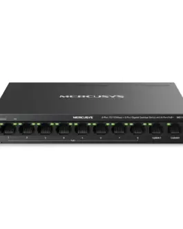 10-портов Gigabit Desktop комутатор с 8-Port PoE+ Mercusys MS110CMP