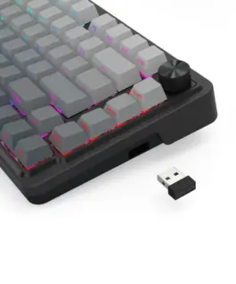 Bluetooth и безжична механична геймърска клавиатура Redragon Ucal Pro K673SP-RGB-PRO