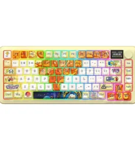 Геймърска механична клавиатура Redragon Flekact Pro Art Anime K708GF-RGB-PRO с Bluetooth и безжична връзка и RGB