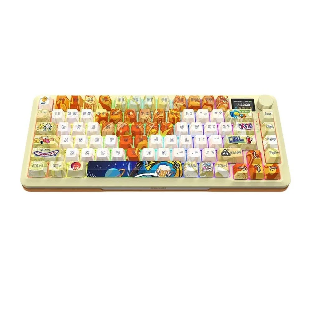 Геймърска механична клавиатура Redragon Flekact Pro Art Anime K708GF-RGB-PRO с Bluetooth и безжична връзка и RGB осветление - Image 2