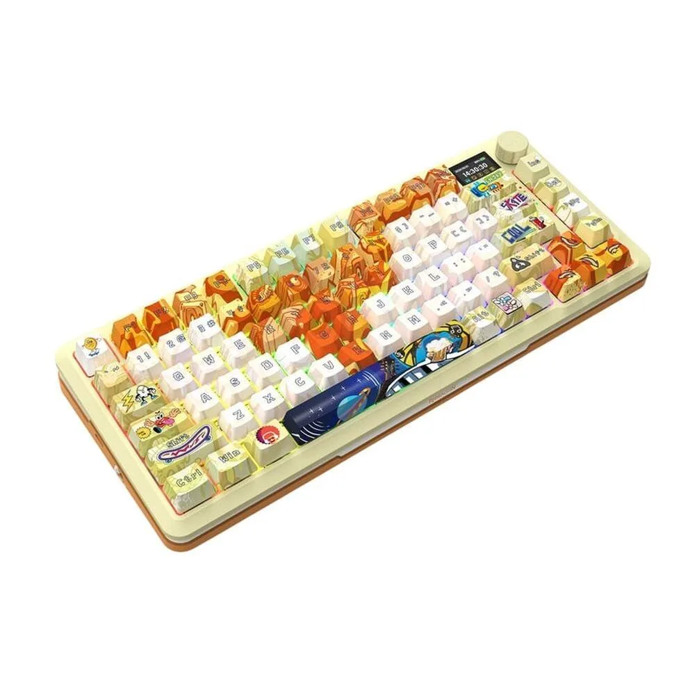 Геймърска механична клавиатура Redragon Flekact Pro Art Anime K708GF-RGB-PRO с Bluetooth и безжична връзка и RGB осветление - Image 3