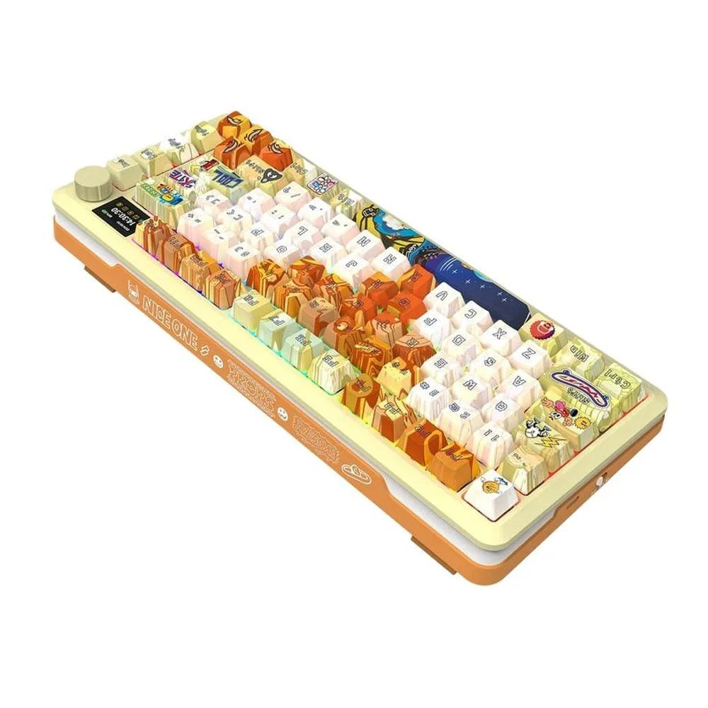 Геймърска механична клавиатура Redragon Flekact Pro Art Anime K708GF-RGB-PRO с Bluetooth и безжична връзка и RGB осветление - Image 5