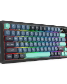 Alternative view of Bluetooth и безжична механична геймърска клавиатура Redragon Behemoth Pro K724GBG-RGB-PRO с RGB осветление - черна със зелено