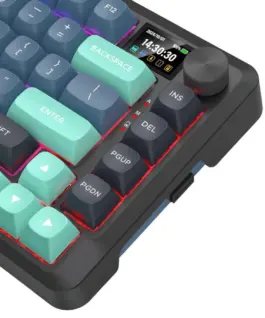 Bluetooth и безжична механична геймърска клавиатура Redragon Behemoth Pro K724SP-RGB-PRO