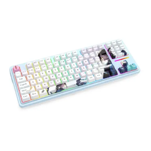 Alternative view of Механична геймърска клавиатура със и без Bluetooth Redragon Antonium Pro Anime Bluemarine K728AK-RGB-PRO с RGB