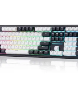 Alternative view of Bluetooth и безжична механична геймърска клавиатура Redragon Antonium Pro 108 K745WB-RGB-PRO, RGB осветление - черна с бяло