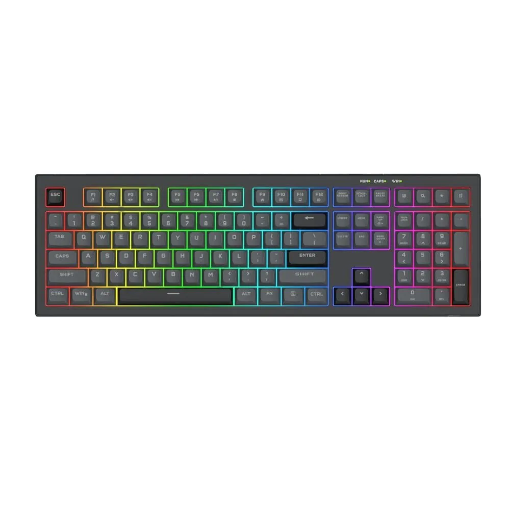 Геймърска клавиатура Redragon Crux K518-RGB-GB с RGB осветление -