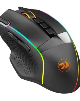 Alternative view of Геймърска мишка Redragon Enlightment Pro M991RGB-PRO безжична и кабелна с RGB осветление - черна